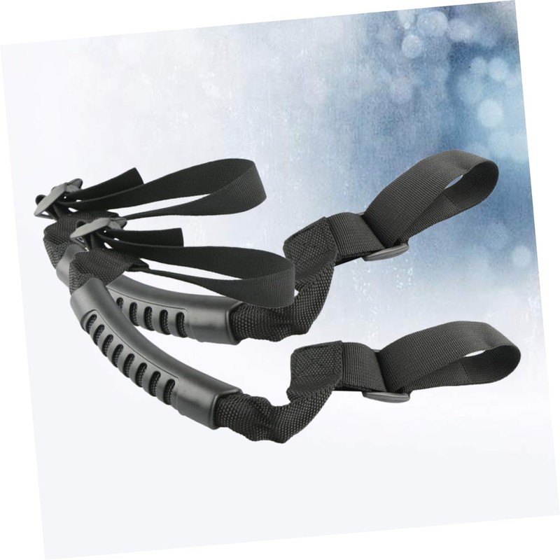 Healvian 2pcs Grab Handle for Car Roof inside Handrail Roll