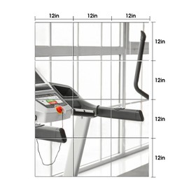 DHARANA Home Gym Mirrors,Set of 12 Glass Mirror Tiles,12'' x 12'' Wall Mounted Mirror,Frameless Full Length Mirror for Gym, Bedroom, Living Room, Bathroom