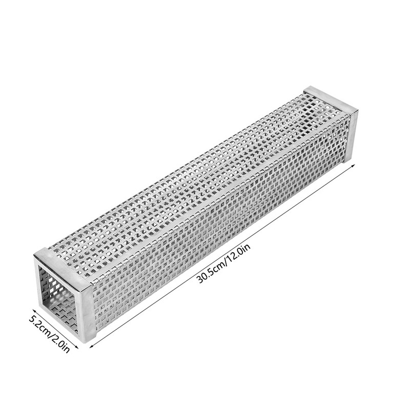 12in 304 Stainless Steel BBQ Smoker Tube Barbecue Accessory for