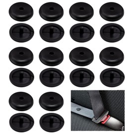 pangutheos 10 Paare Sicherheitsgurt Stopper, Kunststoff Gurtstopper, Robust und Langlebig Sicherheitsgurt Stopper Auto Gurt Knopf für Autogurt für die Meisten Sicherheitsgurte im Auto
