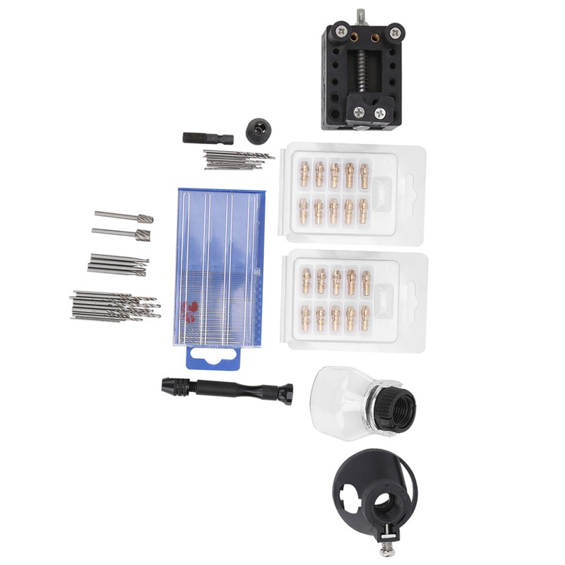 72Pcs Mini Electric Drill Accessories Chuck Engraving Cutter Positioner Drilling