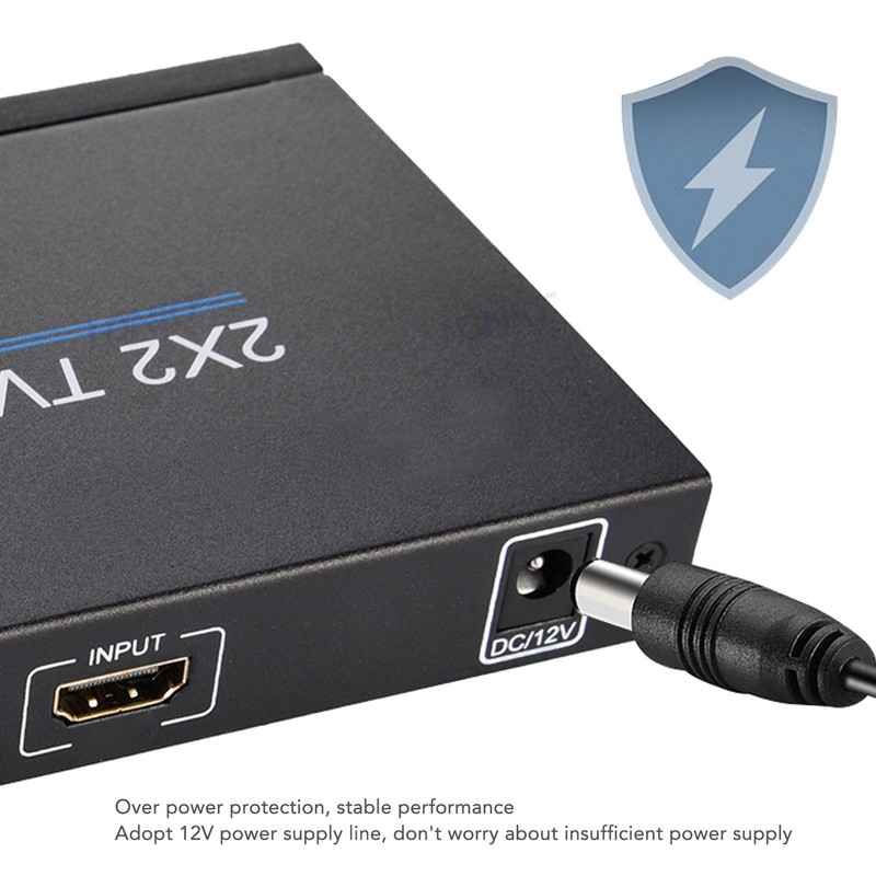 2x2 TV Wall Controller HD Multimedia Interface Plug and Play