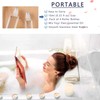 wifreo Perfume Essential Oil Bottles, Square Refillable Thick Glass Roller