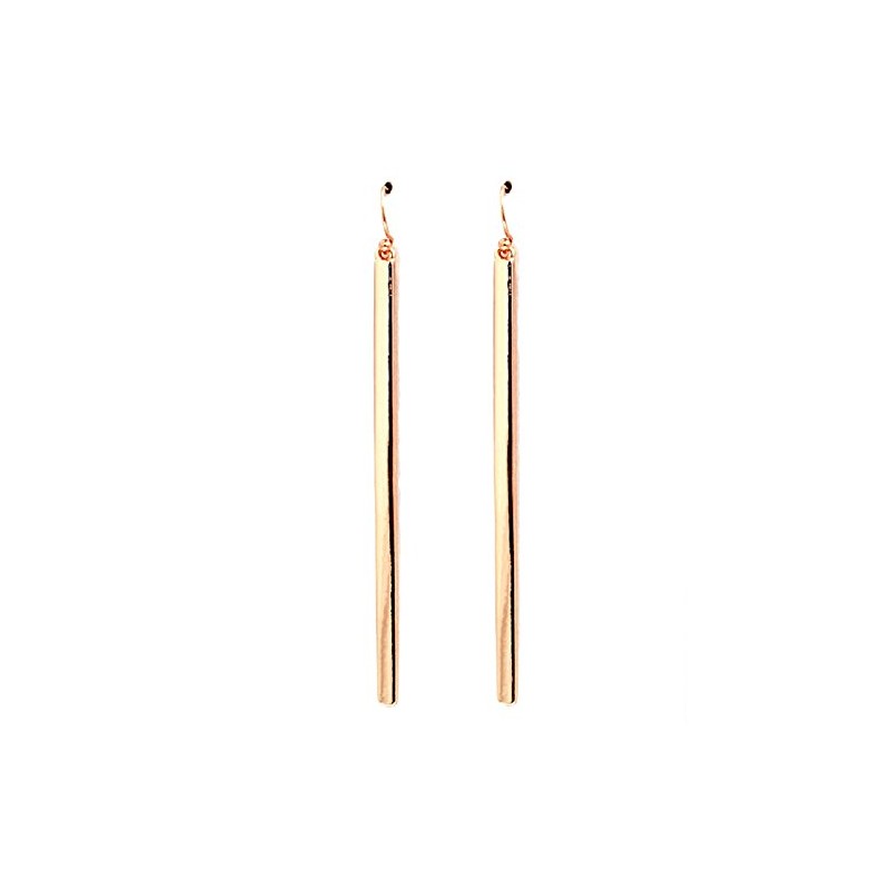 Column Earrings - Rose Gold
