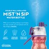O2COOL Mist 'N Sip Misting Water Bottle 2-in-1 Mist And