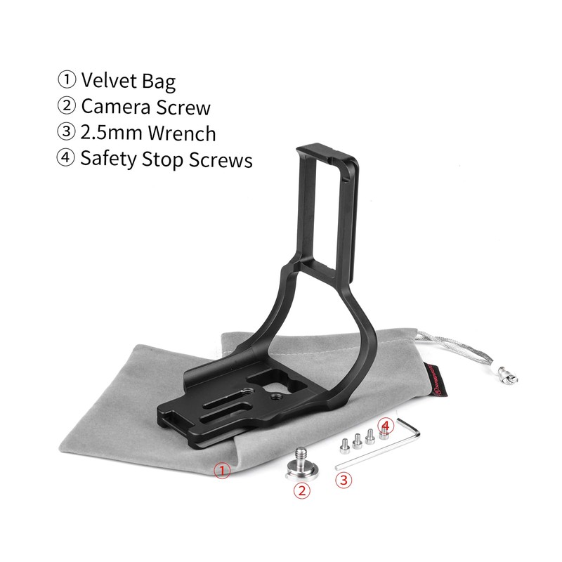 SUNWAYFOTO PNL-D850G L-Bracket for Nikon D850 + Grip