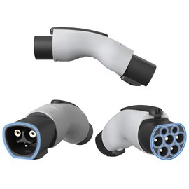 JESWO Adaptador Tesla a GB/T, Adaptador de Cargador EV de 32 A y 7 KW, Adaptador BYD con IP54 Impermeable y Bloqueo de Seguridad, Accesorios para Auto BYD, para BYD/JAC(para Tipo GB/T)