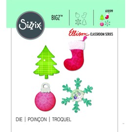 Sizzix "Christmas Tree/Ornament/Snow Flake and Stocking" Bigz Stanze