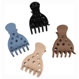 4Pcs Root Lifting Hair Clips for Volume Hair Styling Accessories Volumizing Claw Clamps for Curly Hair No Crease Hair Root Lifting Clips for Natural Volume Curls