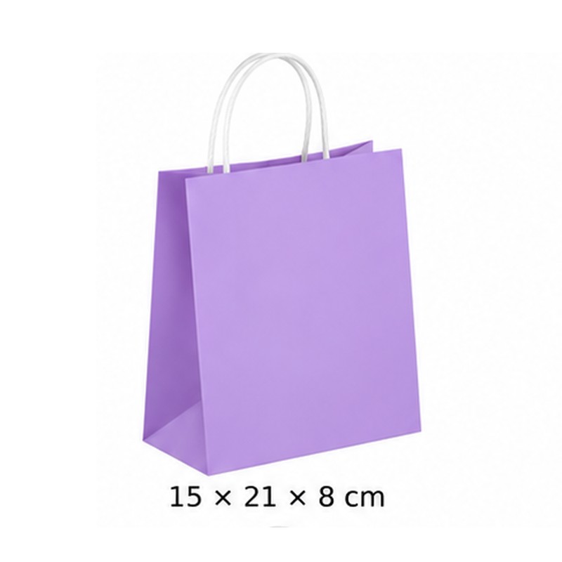 Kraft Paper Gift Bags with Handles for Party Favors –