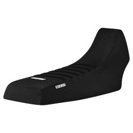 Yamaha 1987 - 2006 YAMAHA Banshee Gripper SEAT COVER All Black w/ Black Ribs #112