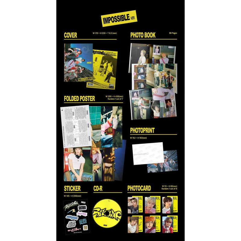 RIIZE - Riizing [Photo Book Ver.] 1st Mini Album +