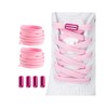 2 Pair Elastic No Tie Flat Shoe Laces for Kids