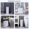 ELPHECO Bathroom Trash Can with lid - 2.5 Gallon Waterproof