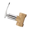 Water Stop Valve 3/4in Concealed Ceramic Brass Electroplated Water Valve