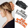 Halloween Hair Claw Clips for Women Irregular & Square 3Pcs