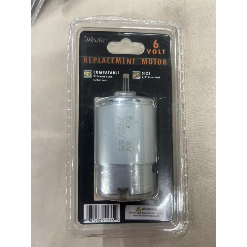 ForEverlast 6V Motor- Deer Feeder Motor Replacement, 6 Volt Amp