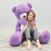 MaoGoLan Giant Purple Teddy Bear 55" Life Size Huge Plush