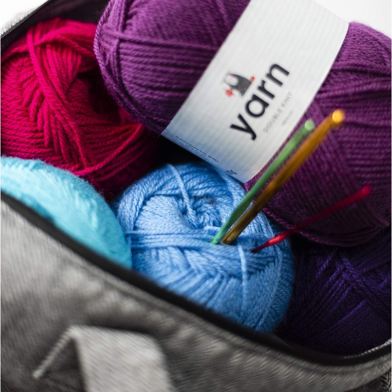 Korbond DK Bright Green Yarn - 100g Acrylic Yarn -