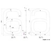 Metzler Modern House Number Made of Solid Steel – Modern