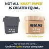 Wenses Trash Compactor Bags for Kitchen (12-Pack), 25% Thicker Kraft