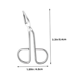 TOVINANNA 2PCS Stainless Steel Eyebrow Tweezers Ergonomic Scissor Handle for Precise Hair Management Lightweight and Compact Design for Easy Travel Gentle Sensitive Skin