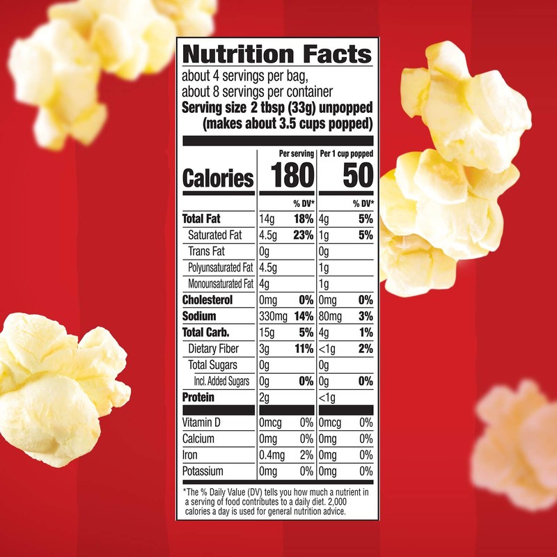 Orville Redenbacher’s Microwave Popcorn, Pour Over Movie Theater Butter Flavor,