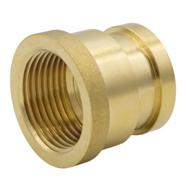 VARIOSAN Reducing sleeve 15570, 3/8 inch x 1/4 inch female thread, brass