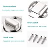 GZGXKJ Bathroom Latch Rotate Bolt Gate Latch Door Lock, Additional