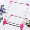 Healifty Square Tool Cross Stand Floor Holder Embroidery Hoop Embroidery