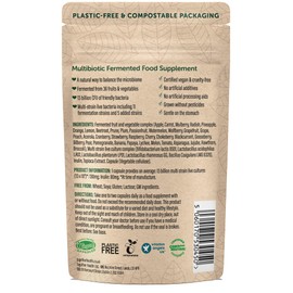 Multibiotic – Together Health – 45 Farm-Grown Fermented Foods - Multi Bacterial Strains with 13 Billion CFU – Vegan Friendly – Made in The UK – Pack of 3-90 Vegecaps