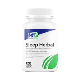 Sleep Herbal | 120 Capsules | Health Bloom | Vitamins and Minerals Supplements |
