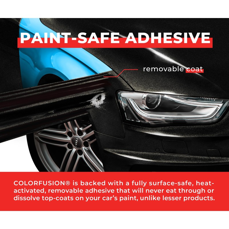 ColorFusion PPF by VViViD, Gloss Metallic Black Dry Apply PPF