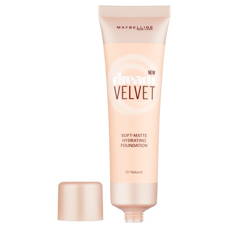Maybelline Dream Velvet Soft-Matte Hydrating Foundation (01 Natural) 30 ml