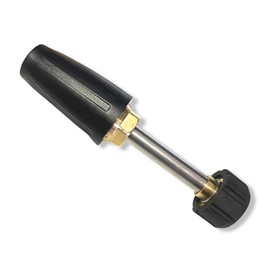 M&M Smartek Professional Short Lance 16 cm Lance M22 Rotor Nozzle Dirt Blower Turbo Nozzle for Kärcher HD HDS Pressure Washer Gun Operating Pressure: up to 4000 PSI - 276 Bar up to 100° Degrees Black