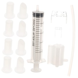 MERRYHAPY DIY Lipstick Mold Set with Lipstick Molds for Makeup Includes 4 Bird Beak and 4 Heart Tips 1 Single and 1 Four Cavity Stand for Handmade