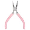 sourcing map Mini Needle Nose Pliers 4.5 Inch Toothless Precision