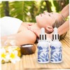 BUGUUYO 3pcs Mini Oil Dropper Bottles Ceramic Body 30ml Essential