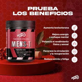 Precursor De Testosterona Vitaminas Para Hombre Maca, Rhodiola, Arginina, Guaran, Shilajit, Fenogreco, cido D-Asprtico, Zinc Multivitaminico, Omega 3 