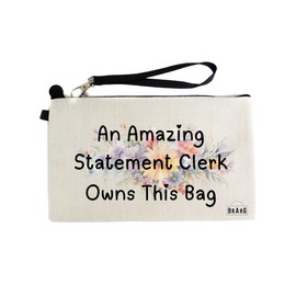 Gifts or Presents for Statement Clerks, an Amazing Statement Clerk Owns This Bag, Cosmetic Bags, Pencil Case - cb720