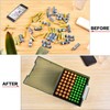 FULLCASE Battery Storage Organizer Holder Holds 72 AA AAA Batteries,