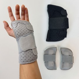 Power Guard Compression Sports Wrist Support Power Guard Wrist Brace (Black)/L (Men's) Right Hand