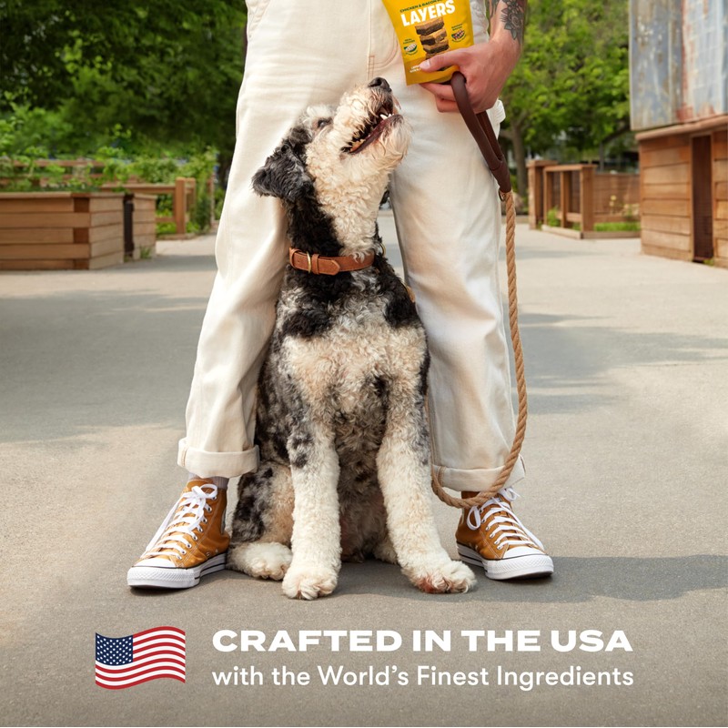 Jinx Chicken & Bacon Layers Jerky Dog Treats - 5oz