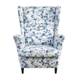 Meigeh Wingback Chair Covers for Wing Chair, Printed Wingback Chair Covers, Armchair Cover for Living Room, 2 Pieces, Jian Qiu