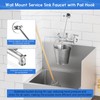 ZKDAUSDO Commercial Mop Sink Faucet Service Sink Faucet with 6-1/2"