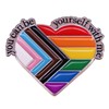Aevercl Gay Badge You Can Be Yourself with Me Enamel