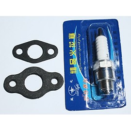Motorized Bike Spark Plug, Intake & Exhaust Gasket Set