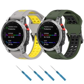 Keecuty Bracelet Compatible with Garmin Fenix 7, 22 mm Quick Release Bracelet for Garmin Fenix 7 Solar/Garmin Fenix 7 Sapphire Solar/Fenix 6/Fenix 6 Pro/Fenix 5/Fenix 5 plus/Instinct/Forerunner