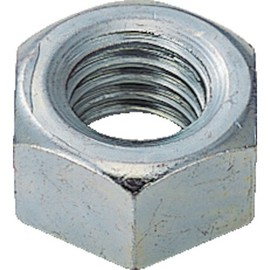TRUSCO B24-0518 Hex Nuts, 1 Type Unichrome, Size W5/8 x 11 Threads, Pack of 11