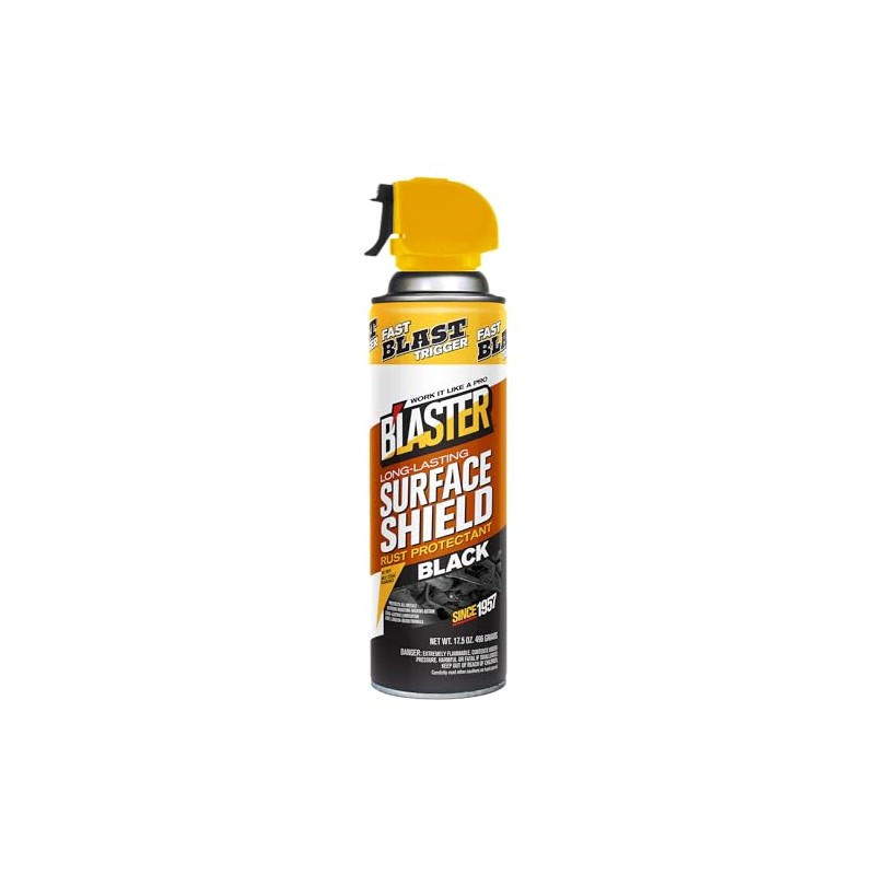 B’laster Surface Shield Anti Rust Spray for Metal – Black